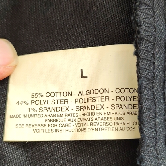 Jeanstar Womens Navy Blue Distressed Corduroy Jean Jacket/Blazer NWT /Size L - Picture 9 of 11